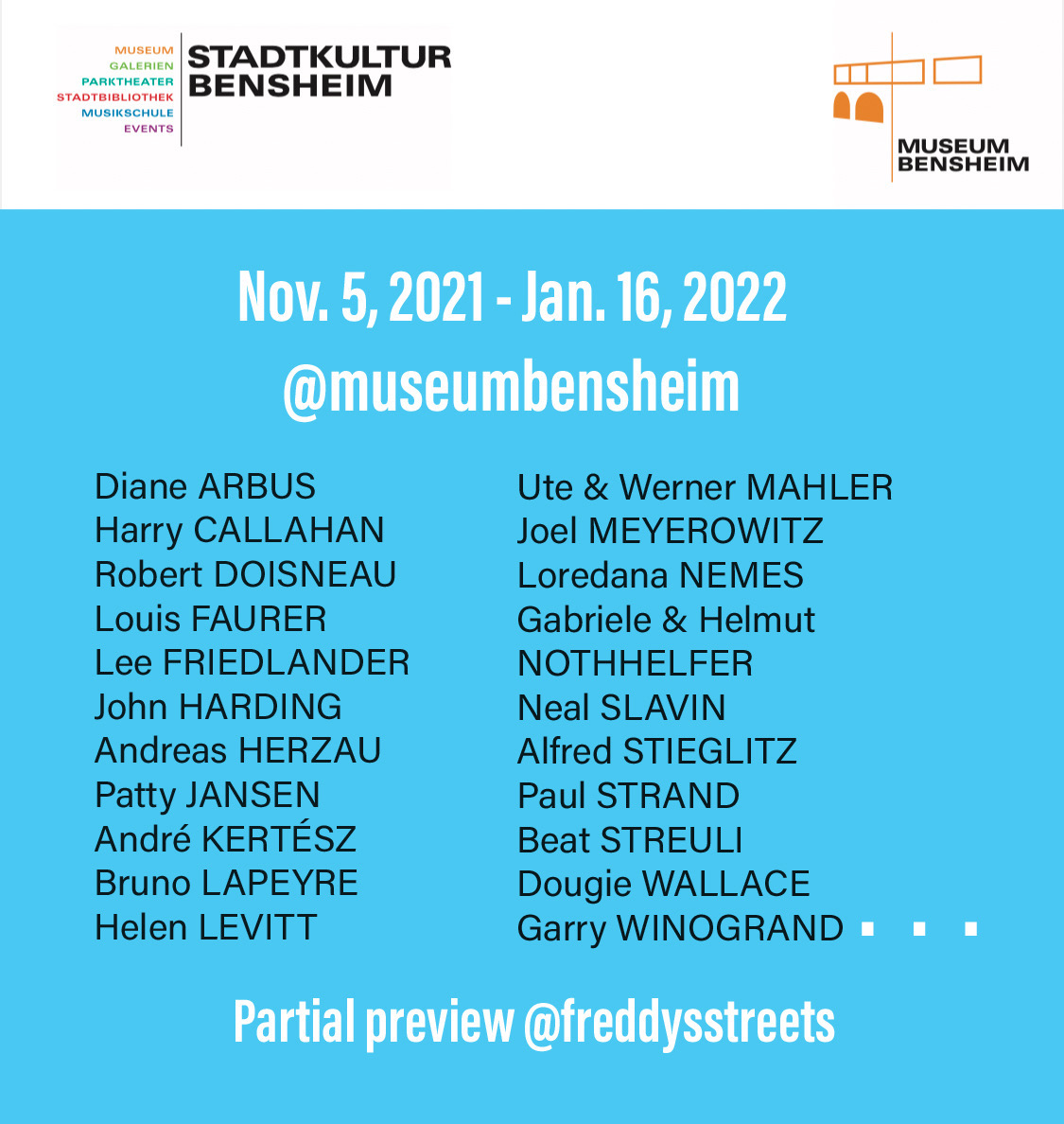 Exposition 2021 au Musée Bensheim, Allemagne | Exhibition 2021 at Museum Bensheim, Germany